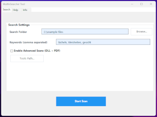 MultInSearcher Suchmaske